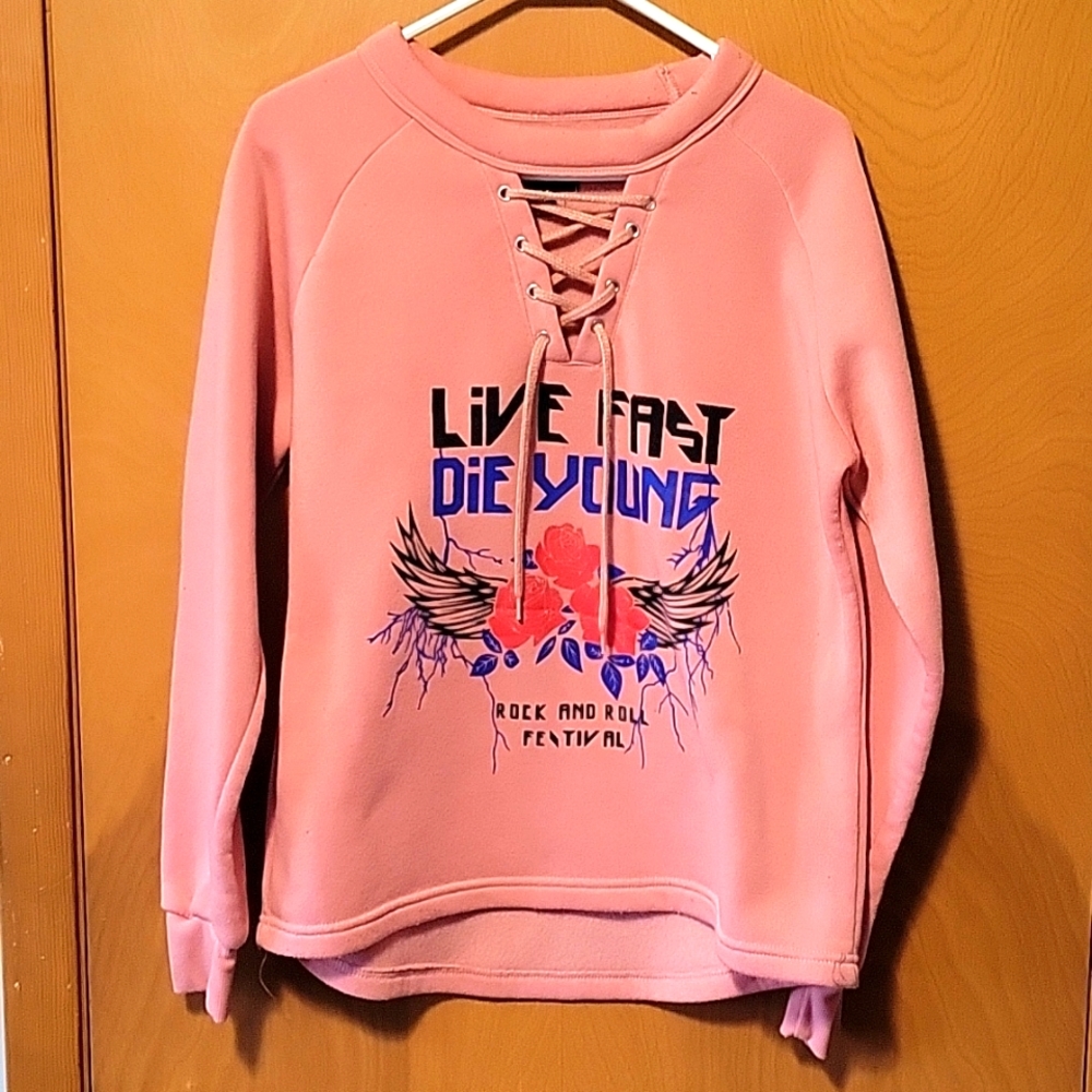 Live Fast Die Young crewneck
